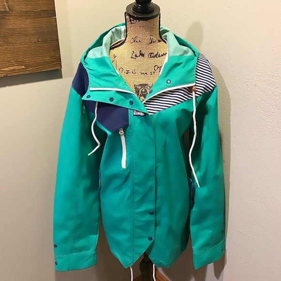 Women Picture Organic Clothing Green Weather Resistant Hooded Jacket Size L - Picture 1 of 11